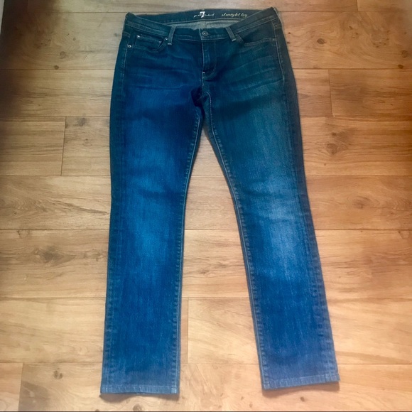 7 For All Mankind Denim - 7 FOR ALL MANKIND Women’ Straight Leg Size 30